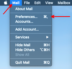 Apple Mac Mail Preferences