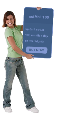 send email from anywhere and location with OutMail 100