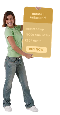 Total freedom and hassle free emailing with OutMail Unlimited. No more SMTP 550 errors.