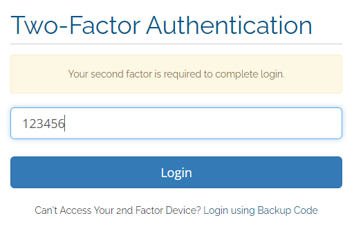 prolateral clients area login with 2FA