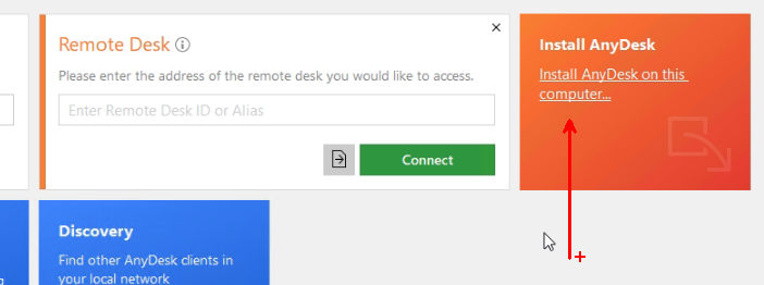 anydesk win10 install