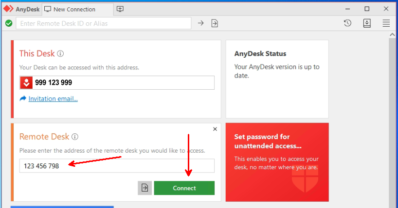 How to setup AnyDesk to work remotely from home