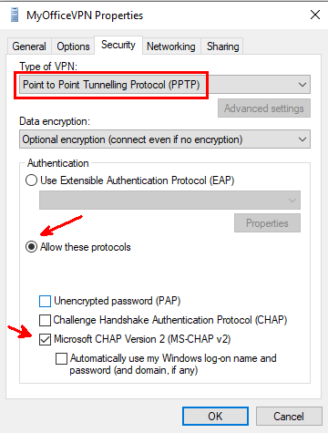 vpn w10 control panel adapter properties 04 security