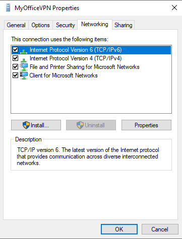 vpn w10 control panel adapter properties 05 networking