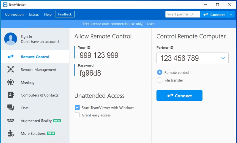 teamviewer win10 connecting