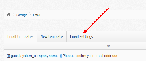 BoxBilling Email Settings