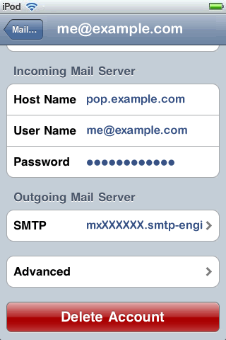 Apple iPhone - Mail, Contacts, Calendars