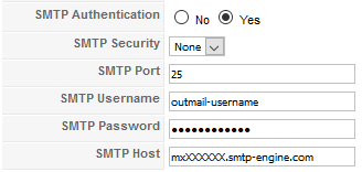 Joomla SMTP Server Settings