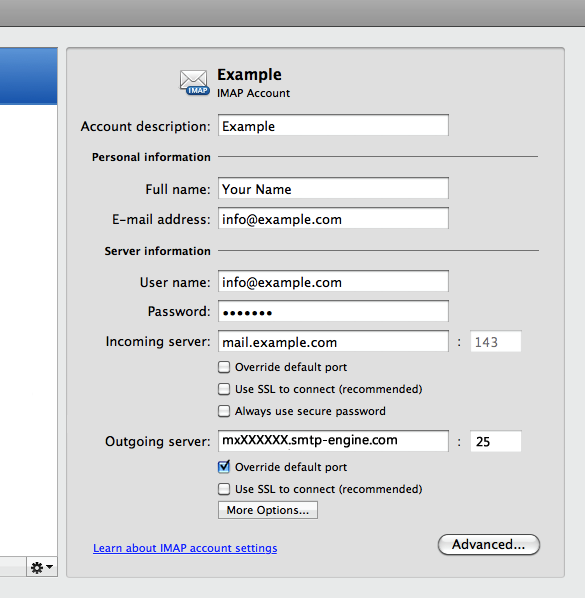 adding accounts to outlook 2011 for mac exchange server