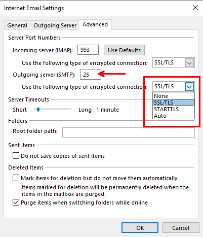 How do I set up outbound SMTP on Microsoft Outlook 365