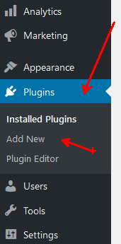 Add New WordPress plugin