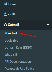 portal outmail menu standard