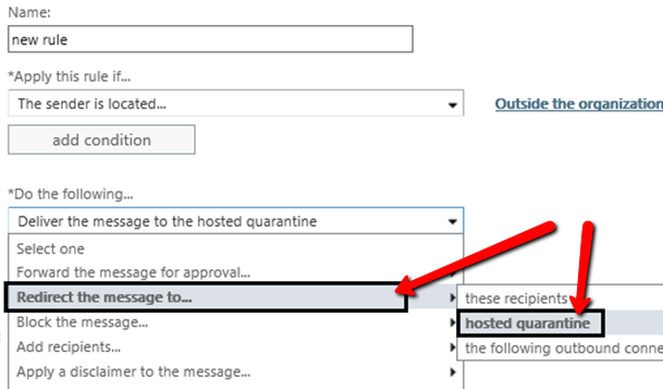 Office365 setup with Profilter