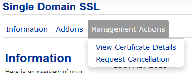 Viewing the Details of your SSL Certificate