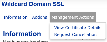 Viewing the Details of your SSL Certificate