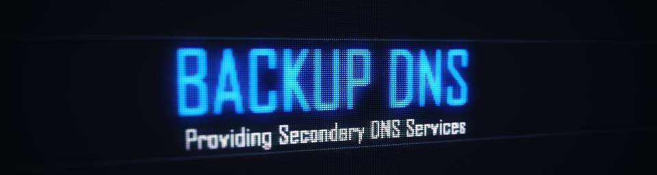 Secondary DNS (aka BackupDNS) Services