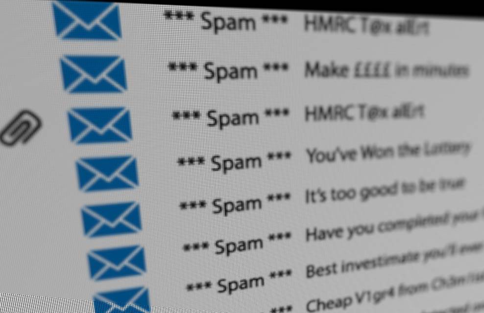 Filter SPAM Emails from your Inbox