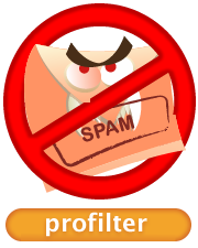 Stop Spam with profilter, a hosted spam filtering service